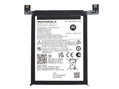 Motorola Motorola Edge 30 Neo - NP40 Batteria 4020 mAh Li-Ion **Bulk**