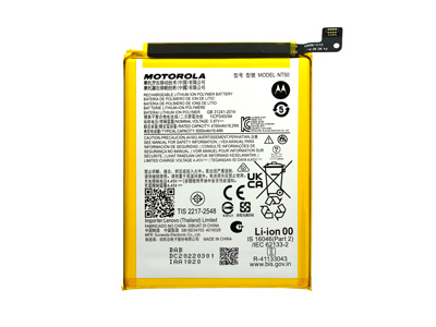 Motorola Motorola Edge 20 Lite - NT50 Li-Ion battery 5000 mAh slim **Bulk**