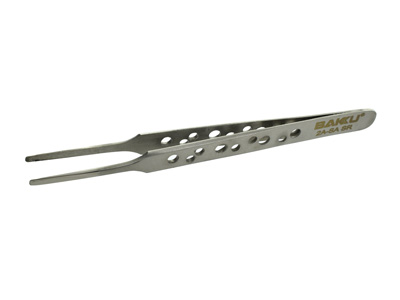 Acer V750T - Linear antistatic tweezers in steel Flat-tip