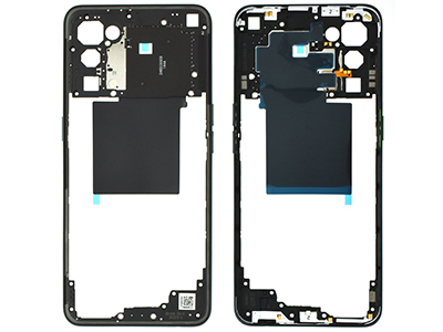 Oppo Find X3 Lite - Rear Cover + Side Keys + NFC Antenna Starlight Black