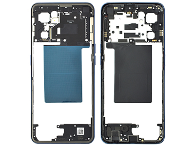 Oppo Find X5 Lite - Rear Cover + Tasti Laterali + Antenna NFC Starlight Black