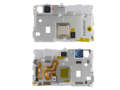 Huawei P9 Lite - Rear Cover + Lettore Impronta + Vetrino Camera Oro