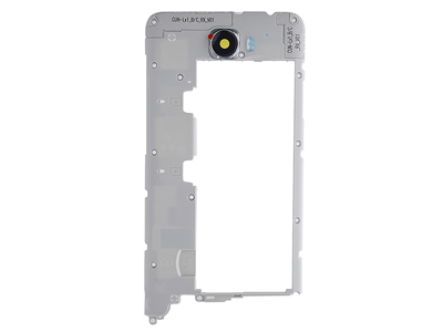 Huawei Y5 II 4G Dual-Sim - Rear Cover + Vetrino Camera Bianco