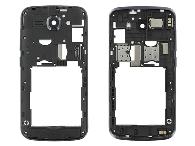 Huawei Ascend Y520 - Rear Cover + Camera Lens + Ringtone module + Antenna + Side Keys   Black