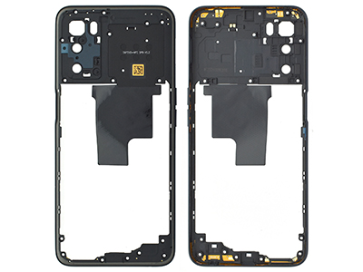 Oppo A54s - Rear Cover + Volume Keys + NFC Antenna Crystal Black