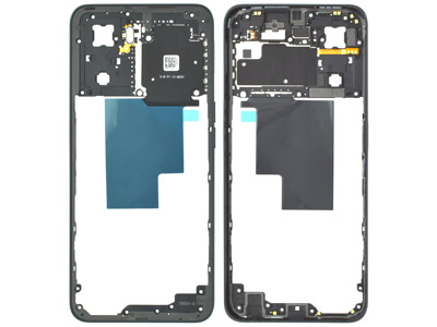 Oppo A57s - Rear Cover + Volume Keys + NFC Antenna Black