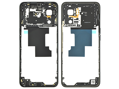 Oppo A77 5G - Rear Cover + Tasti Volume + Antenna NFC Black
