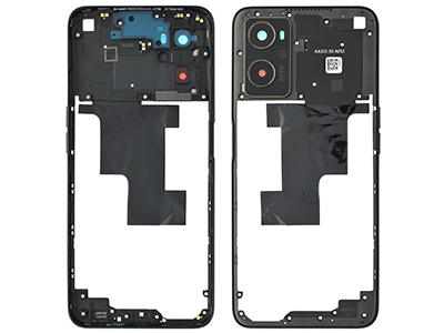 Oppo A96 - Rear Cover + Side Keys + Camera Lens + Antenna NFC Starry Black