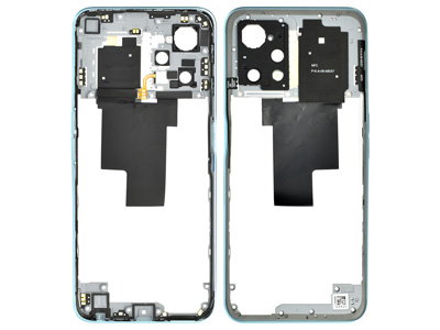OnePlus OnePlus Nord CE 2 Lite 5G - Rear Cover + Volume Keys + NFC Antenna Blue Tide