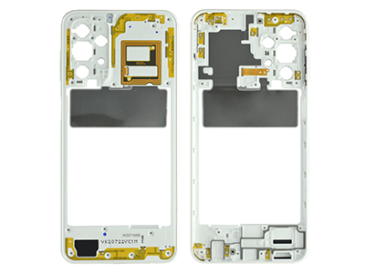 Samsung SM-A236 Galaxy A23 5G - Rear Cover + Tasto Volume + Antenna NFC Awesome White