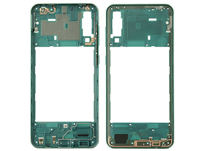 Samsung SM-A307 Galaxy A30s - Rear Cover + Side Keys Green