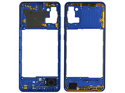 Samsung SM-A315 Galaxy A31 - Rear Cover + Ringtone Module + Antenna + Side Keys Blue