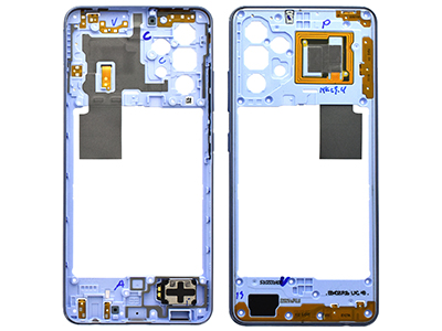 Samsung SM-A325 Galaxy A32 - Rear Cover + Side Keys + NFC Antenna + Ringtone Module Awesome Violet