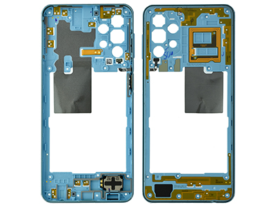 Samsung SM-A326 Galaxy A32 5G - Rear Cover + Tasti Laterali + Antenna NFC + Suoneria Blue
