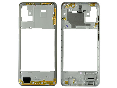 Samsung SM-A515 Galaxy A51 - Rear Cover + Side Keys White