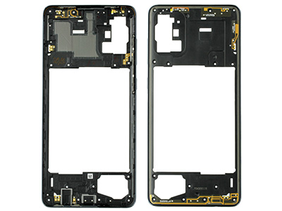 Samsung SM-A715 Galaxy A71 - Rear Cover + Side Keys Black