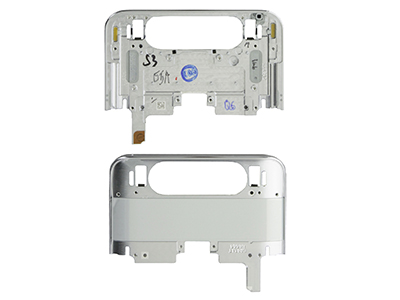 Samsung SM-A805 Galaxy A80 - Upper Part Rear Cover Silver