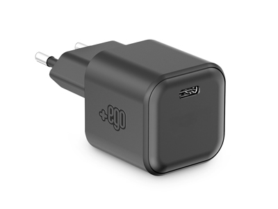 Apple iPhone 15 Pro Max - Home charger GaN output USB-C PD 35W Premium Qube Black