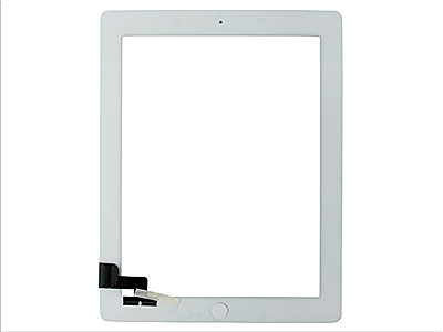 Apple iPad 2 Model n: A1395-A1396-A1397 - Touch Screen+Double-sided Tape+Home Key No Logo +Internal Switch High Quality White