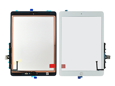 Apple iPad 6a Generazione Model n: A1893-A1954 - Touch Screen + Double-sided Tape + Switch + Frame with Home Key High Quality White