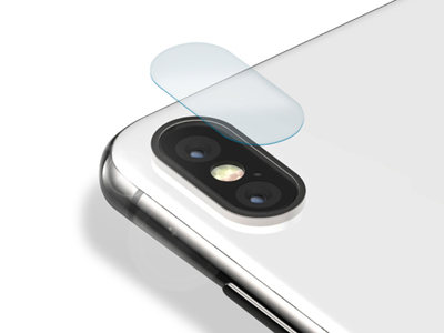 Apple iPhone X - Vetro temperato antiurto spessore 0.33mm Kit 5 pz. Protezione camera posteriore TRASPARENTE