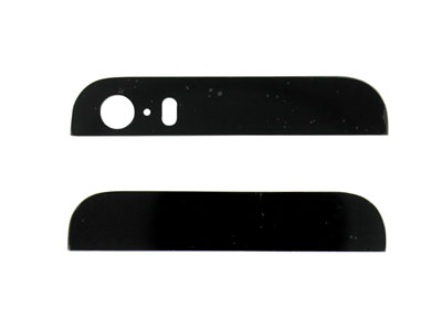 Apple iPhone 5S - Upper and lower back cover glass Black