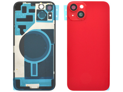 Apple iPhone 14 Plus - Back Cover + Camera Lens Red