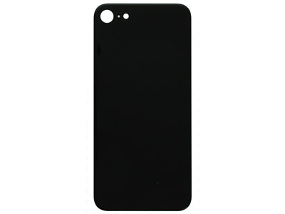 Apple iPhone 8 - Vetrino Cover Batteria Nero Ottima qualita' **NO LOGO**