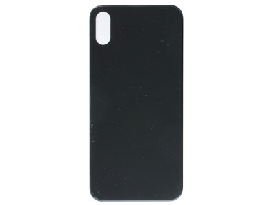 Apple iPhone X - Black Back Cover Glass High Quality **NO LOGO**