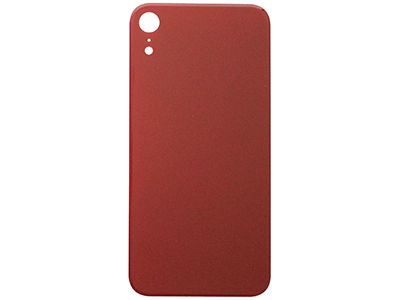 Apple iPhone Xr - Red Back Cover Glass High Quality **NO LOGO**