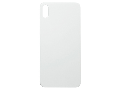 Apple iPhone Xs Max - White Back Cover Glass High Quality **NO LOGO**