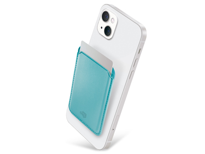 Apple iPhone 14 Pro - Wallet Magnetico in EcoPelle Azzurro