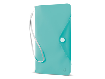 Apple iPhone 6s - Water Clutch Waterproof wallet case Light Green