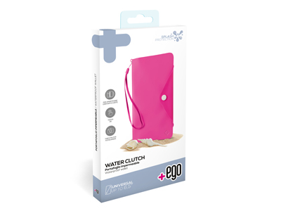 Oppo Find X5 Lite - Water Clutch Waterproof wallet case Pink