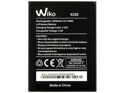 Wiko Pulp Fab 4G - 2820 mAh Battery **Bulk**
